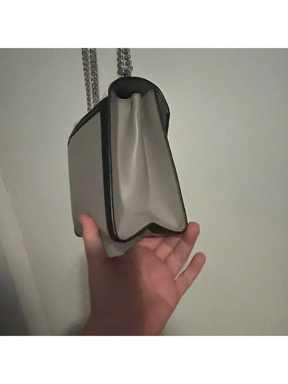 Michael kors leather color block purse